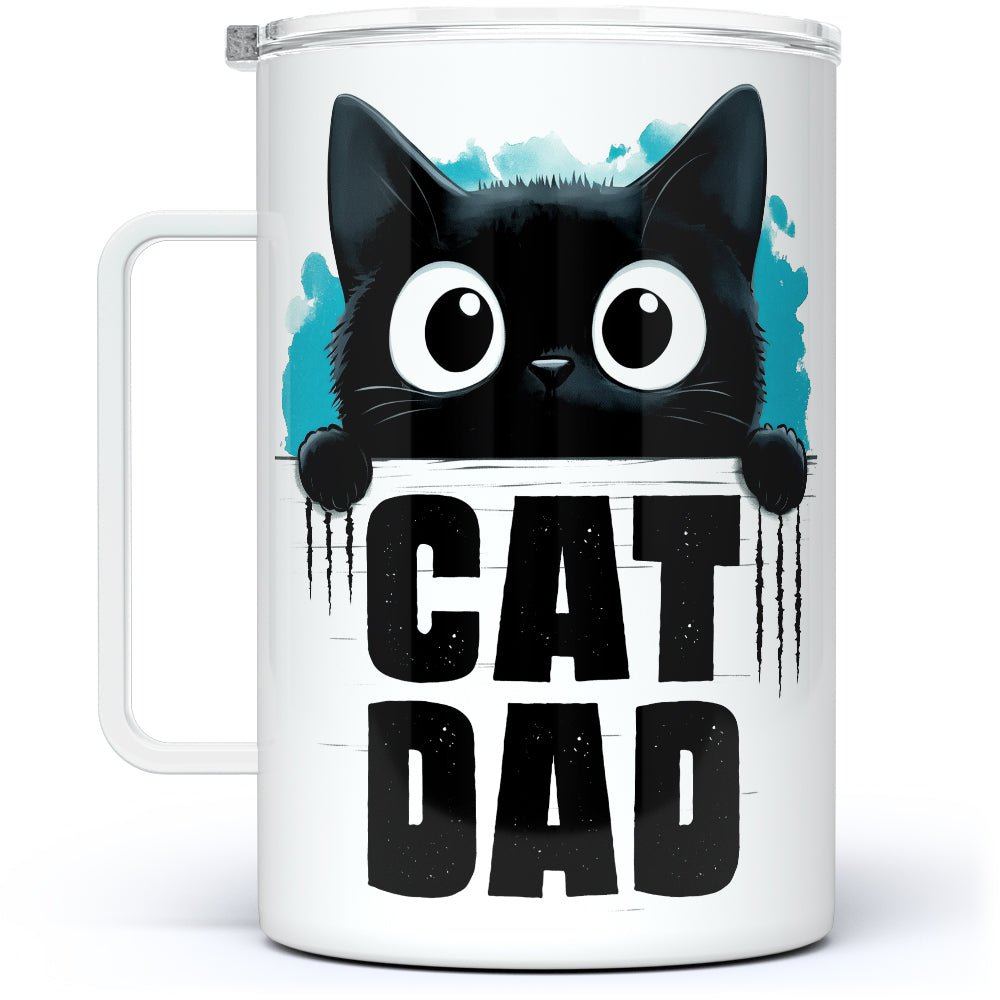 Cat Dad Insulated Travel Mug