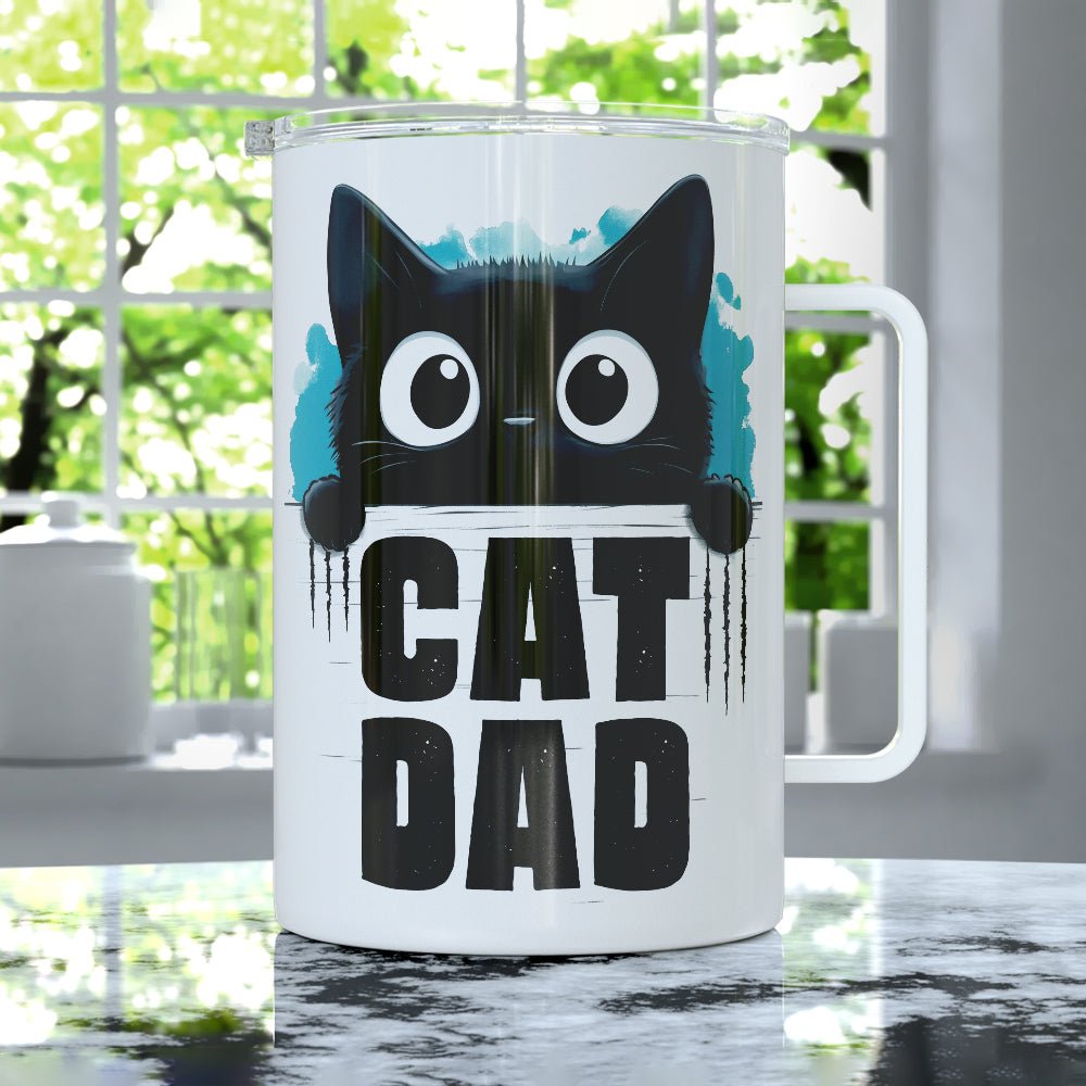 Cat Dad Insulated Travel Mug