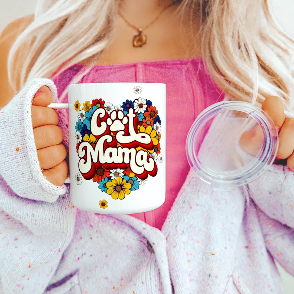 Cat Mama Insulated Travel Mug
