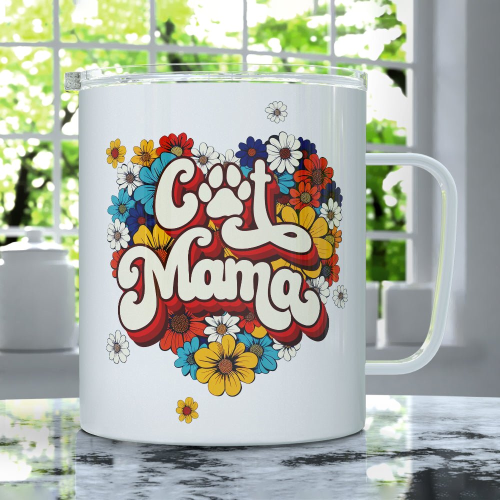Cat Mama Insulated Travel Mug