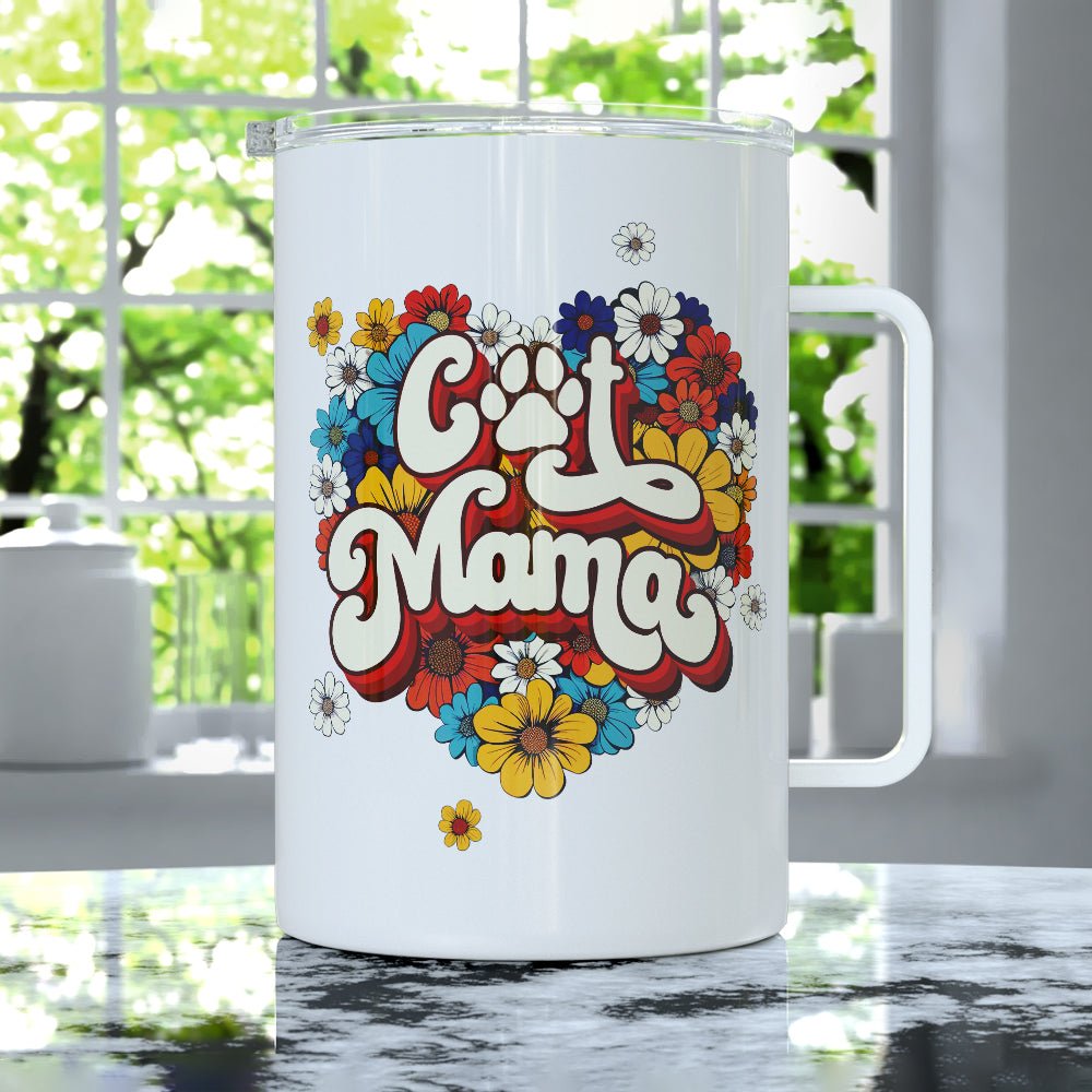 Cat Mama Insulated Travel Mug