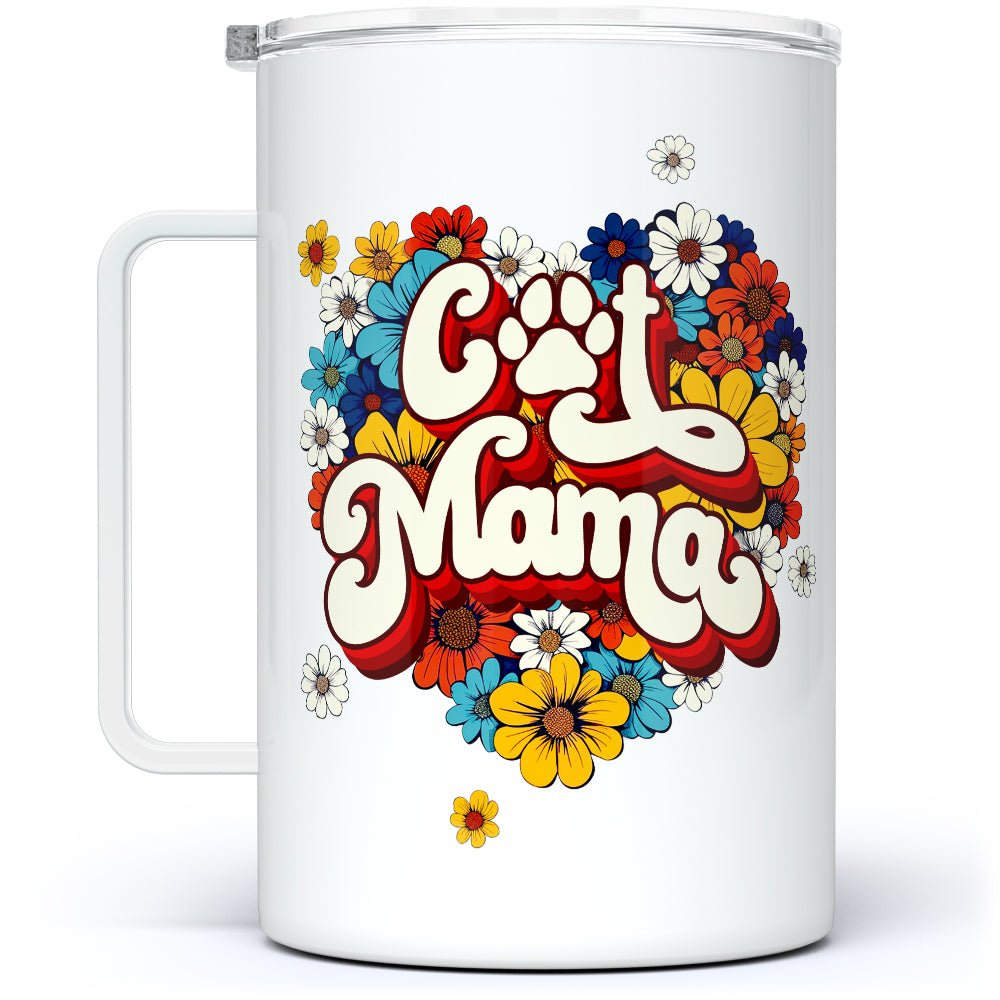 Cat Mama Insulated Travel Mug