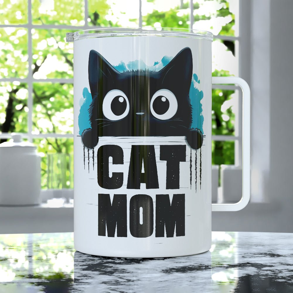 Cat Mom Insulated Travel Mug