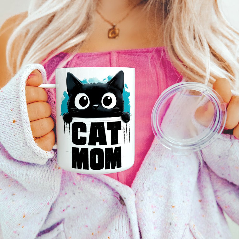 Cat Mom Insulated Travel Mug