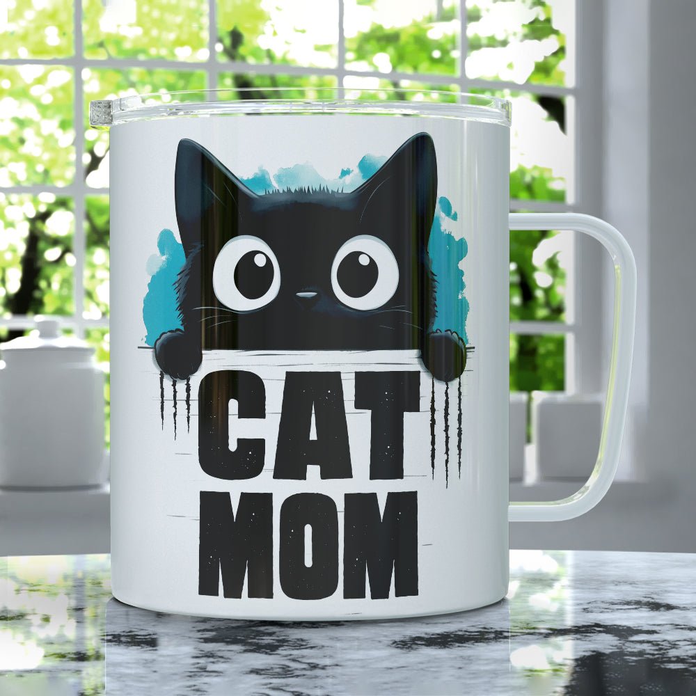 Cat Mom Insulated Travel Mug