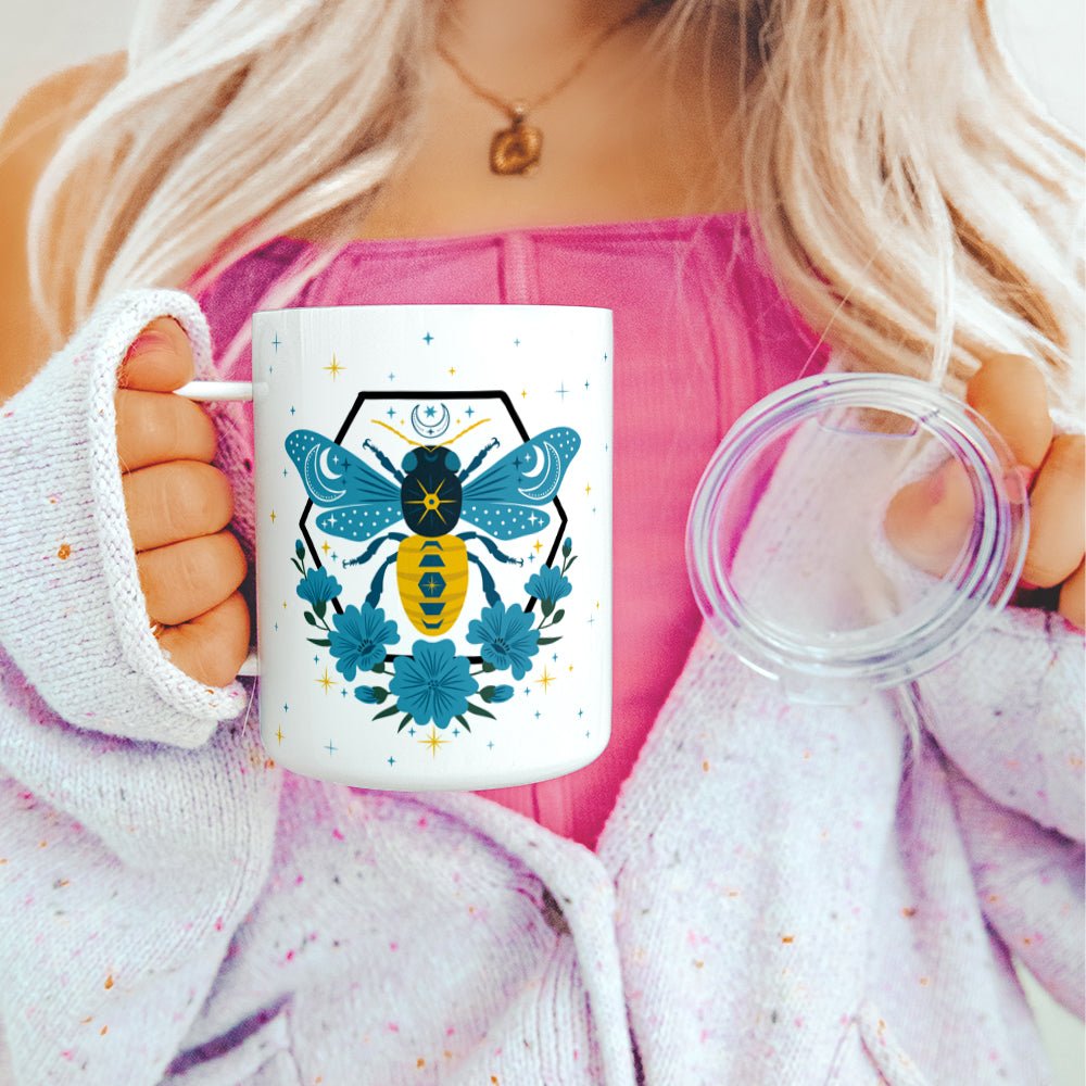 Celestial Bee Insulated Travel Mug