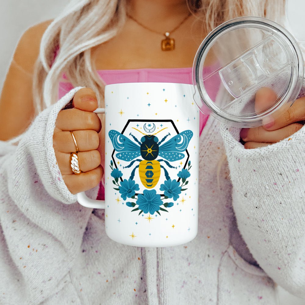 Celestial Bee Insulated Travel Mug
