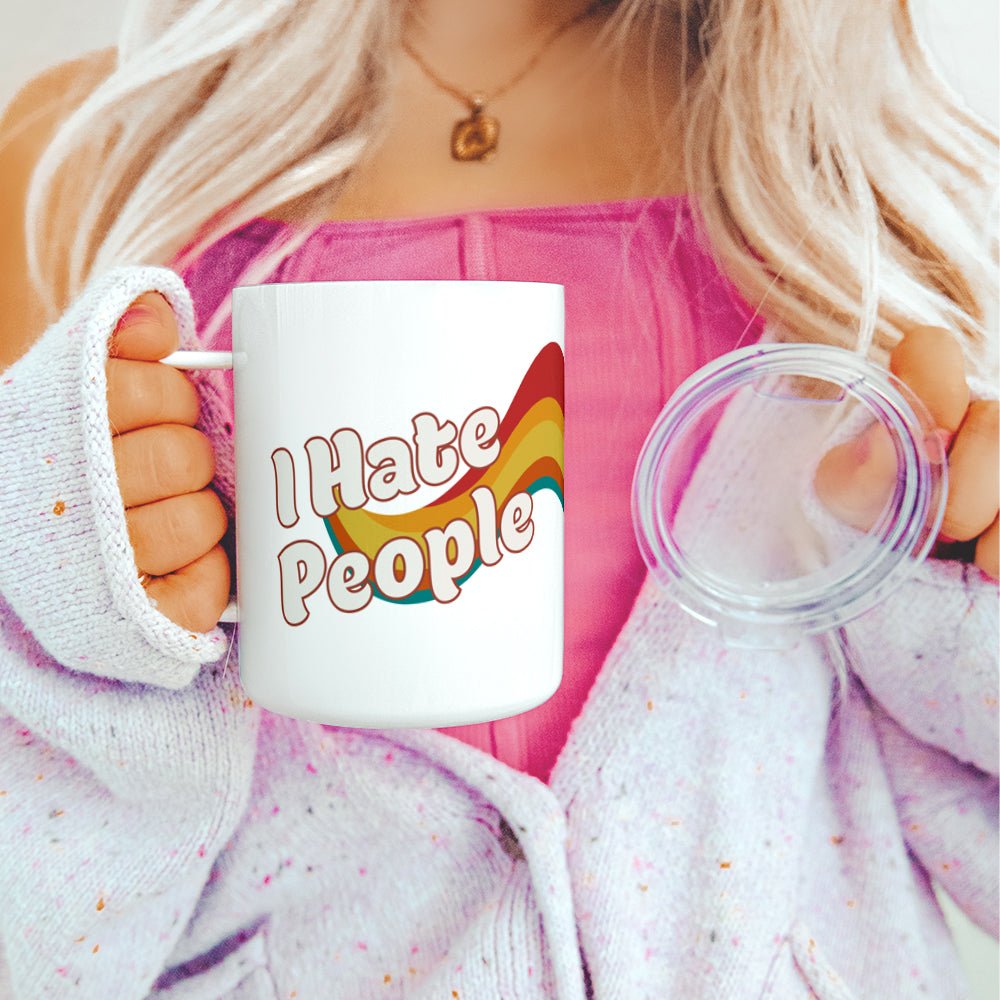 I Hate People Insulated Travel Mug