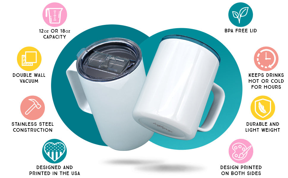 Functional But Feral Raccoon Insulated Travel Mug
