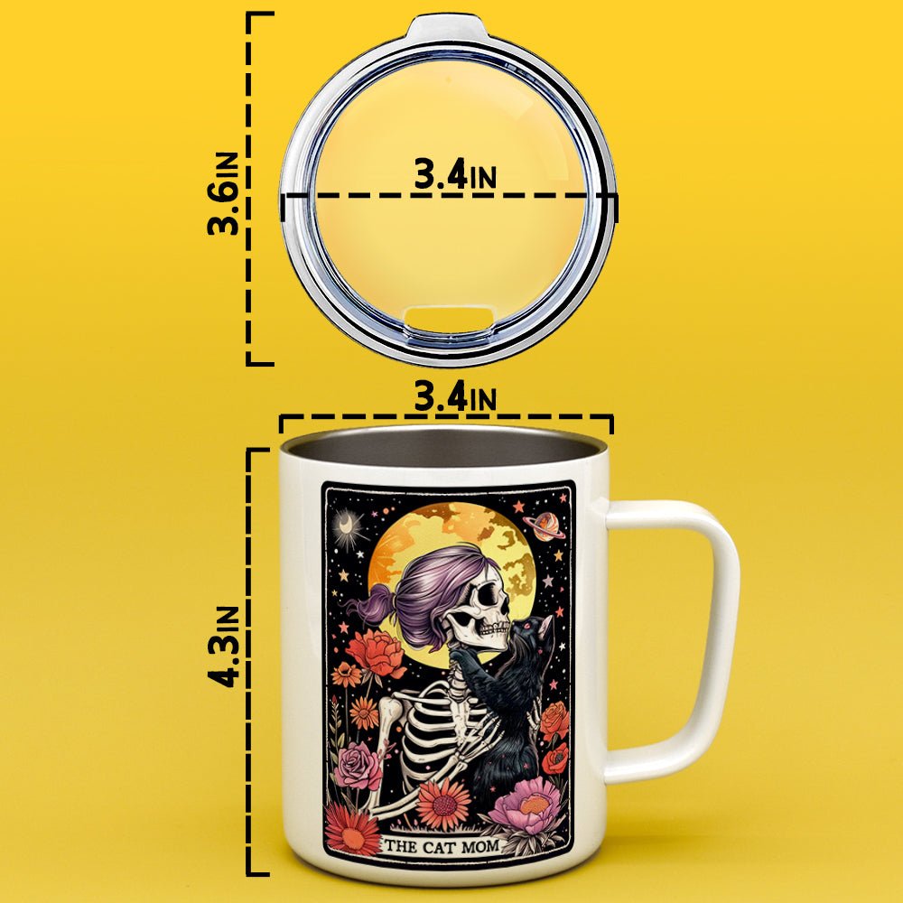 The Cat Mom Tarot Card Insulated Travel Mug