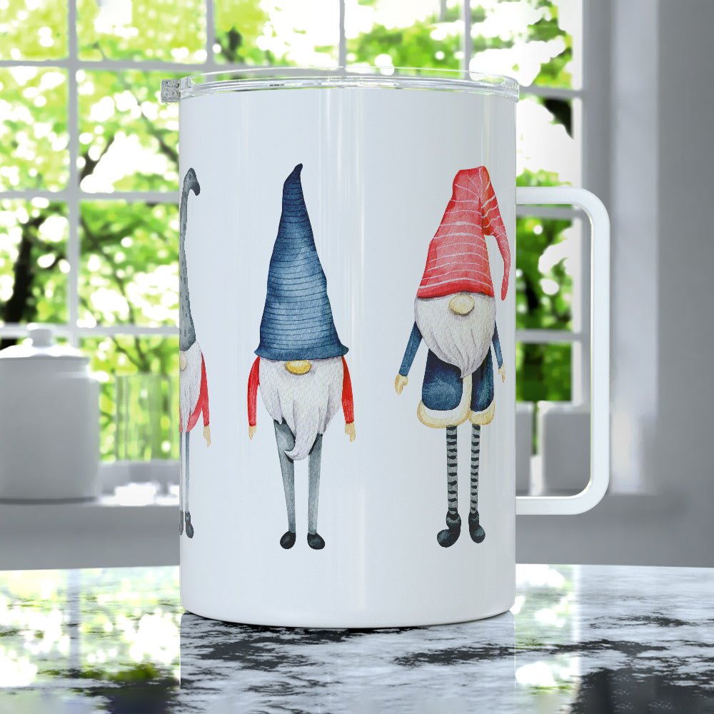 Winter Gnome Insulated Travel Mug
